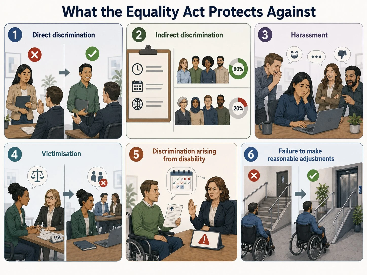 What the Equality Act protects against